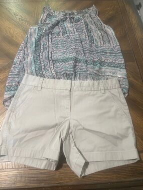 J. Crew Light Gray Chino Bermuda Shorts (Bin 4-039)